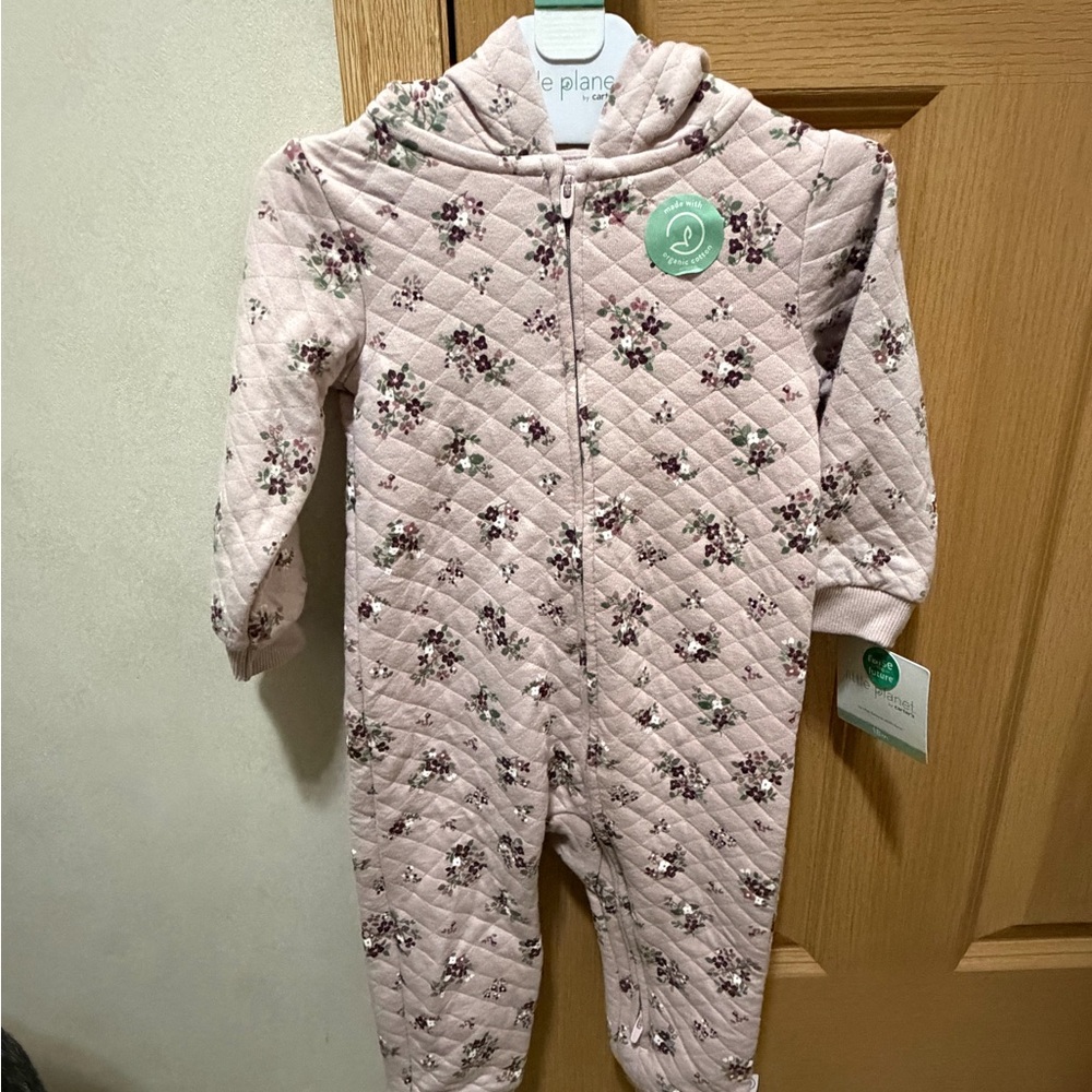 Floral Quilted Footie for Kids